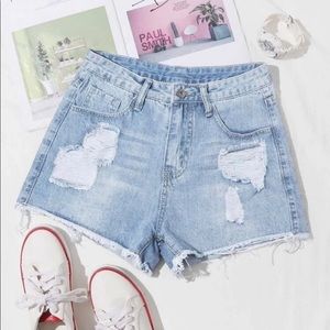 SHEIN blue Jean shorts